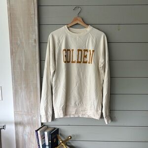 Little Press Co. Golden Cream Sweatshirt / size large